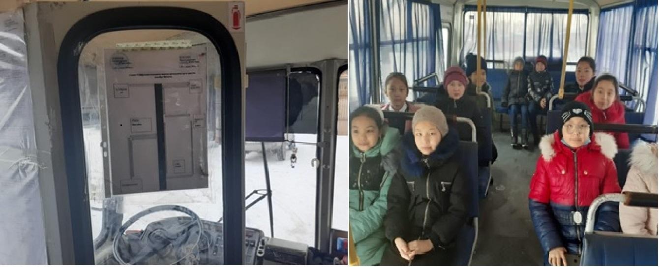 "Қауіпсіз мектеп автобусы" ақциясы