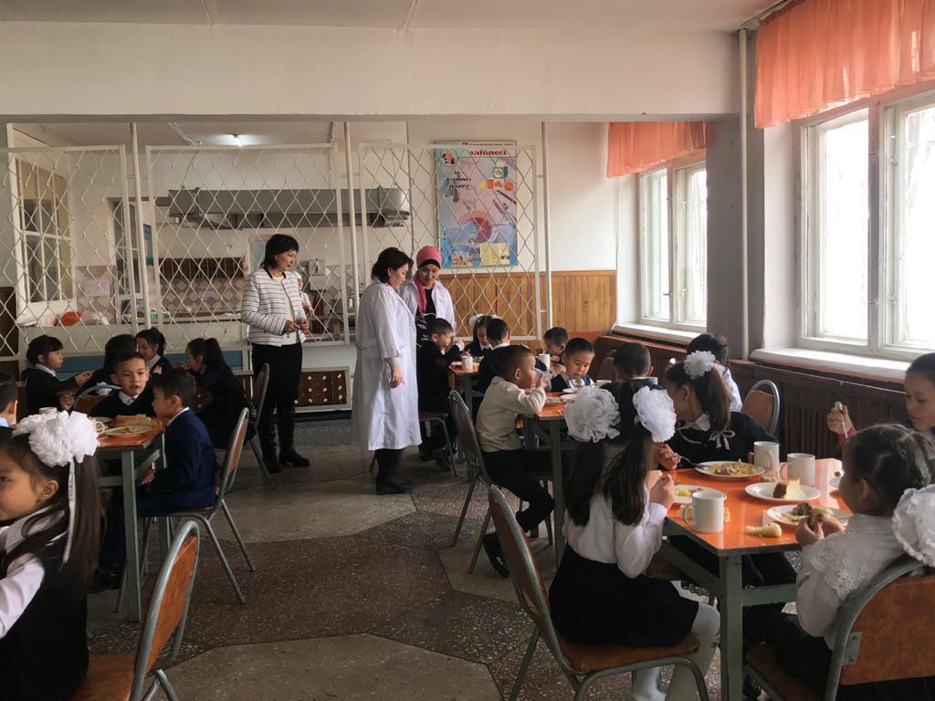 Сакен Сейфуллин атындағы шағын орталықты орта мектебі бойынша "Мектеп асханасы" республикалық акциясын барысында өткізілген іс-шара