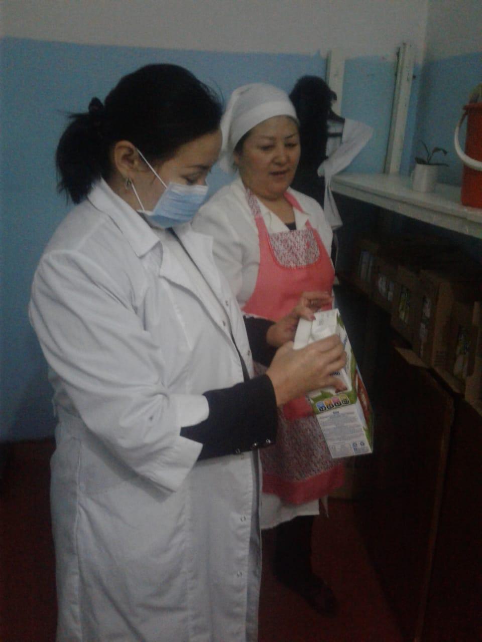 Сакен Сейфуллин атындағы шағын орталықты орта мектебі бойынша "Мектеп асханасы" республикалық акциясын барысында өткізілген іс-шара